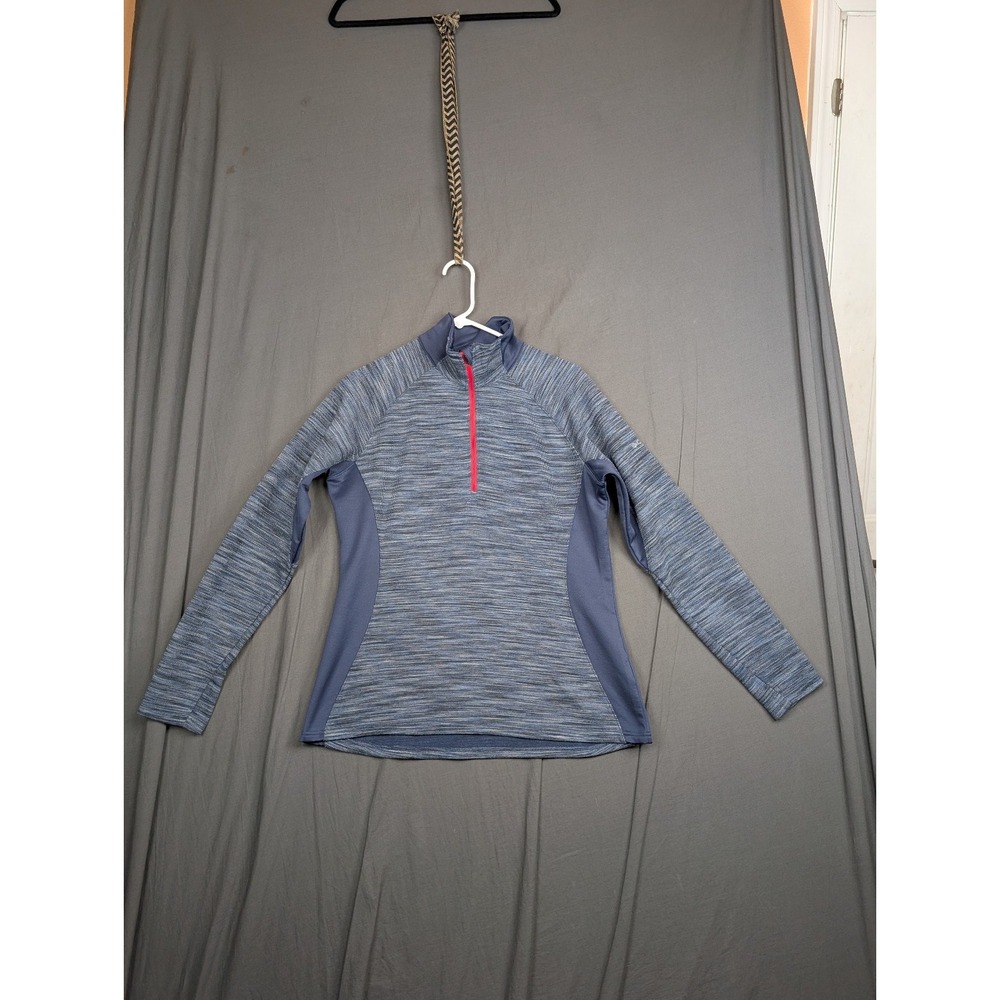 Columbia Women's Half Zip Fleece Jacket Blue Heather Size L